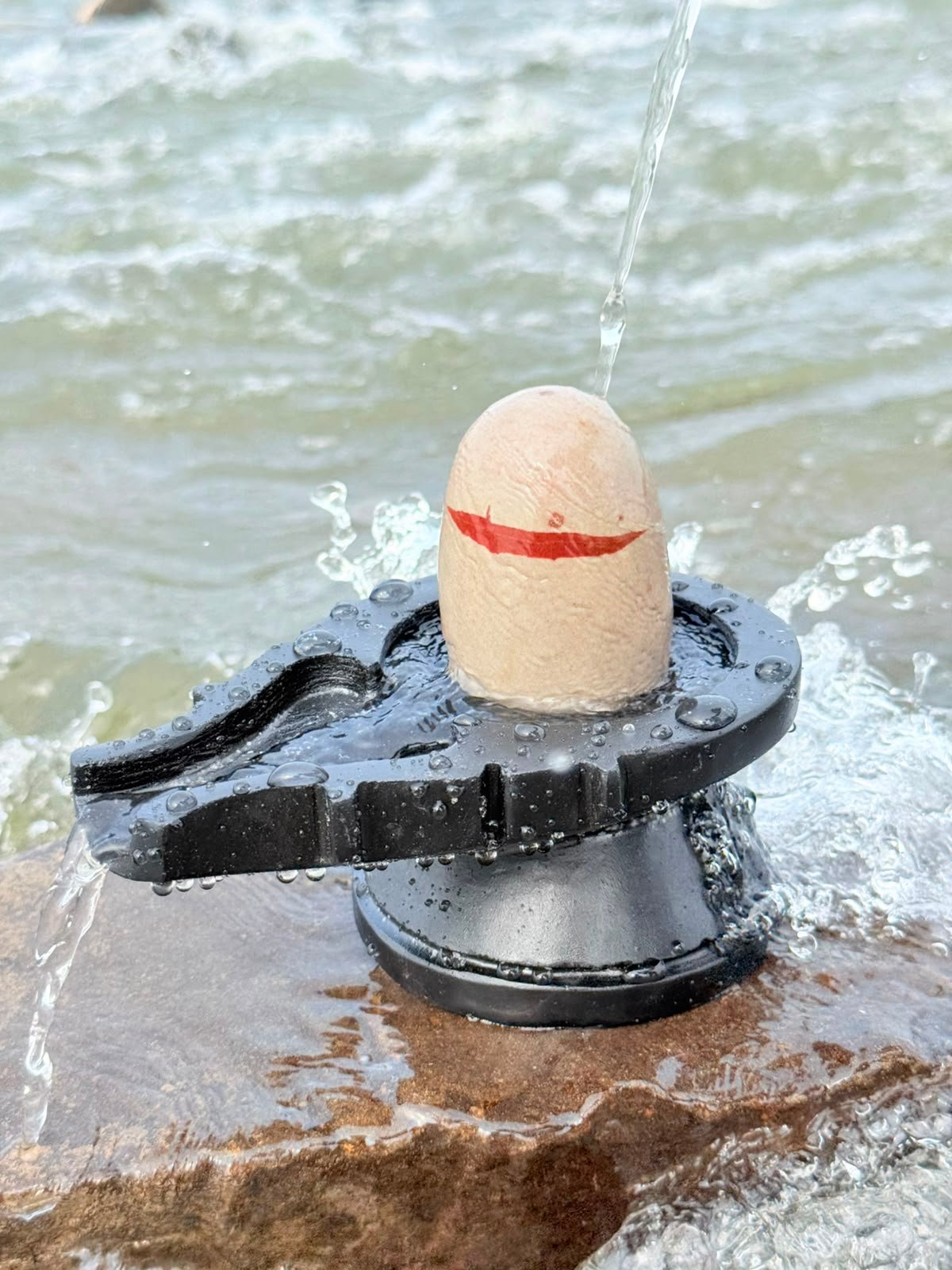 Authentic Narmadeshwar Shivling from the Narmada River region
